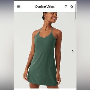 Outdoor Voices green exercise dress size s
